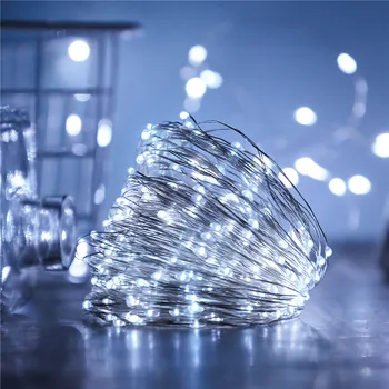 LED String Fények, Koszorú Utca tündérfény Karácsonyi Led Kültéri Szolár Lámpa Teraszon, Kertben, Otthon Fa Esküvői Dekoráció 3