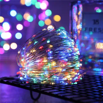 LED String Fények, Koszorú Utca tündérfény Karácsonyi Led Kültéri Szolár Lámpa Teraszon, Kertben, Otthon Fa Esküvői Dekoráció 4