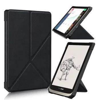A Pocketbook 740 InkPad 3 / InkPad 3 Pro / InkPad Szín 741 burkolata eReader Multi-összecsukható Állvány, Puha TPU Vissza Tabletta Fedezi