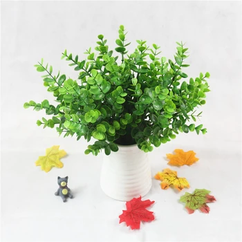 Mesterséges Növények, Víz, Fű, Eukaliptusz Műanyag Zöld Fű, Műanyag Virág, Növény, Esküvői Otthon Kert Dekoráció Asztal Dekorok 1