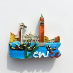 Európai Velence, Róma, Olaszország Turizmus Táj, Hűtő Mágnes 3D Hűtő Mágnes Matrica Utazási Szuvenír Konyha lakberendezési 5