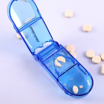 Tabletta Vágó, Gyógyszert, Tablettát, majd a Vitaminok Elválasztó Tabletta Maró Kis Tabletta Doboz, Konténer Pill Splitter Vágó Helikopter 2