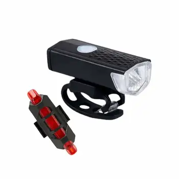 Kerékpár Lámpa USB Újratölthető 300 Lumen 3 Mód Kerékpár Lámpa Első Fényszóró Bicikli Kerékpár LED Lámpa Lámpa Lámpák