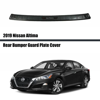 A Nissan Altima 2019 2020 Rozsdamentes Acél Autó Hátsó Őr Lökhárító Protector Berendezés Fedelét Autó Matrica Rendszám Stílus Autó Dekoráció