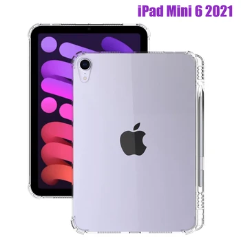 Világos, az iPad mini 6 Esetben 2021 TPU Puha Szilikon Borító iPad mini6 iPad Mini 6. Generációs Ütésálló védőtok