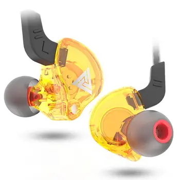 QKZ AK6 106dB 1.2 m hifi Fülhallgató Drót Univerzális 3,5 mm-es Sport-fül-HiFi Sound Fülhallgató a Telefonok, Tablet Tartós vonal
