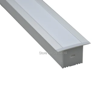 10 X 2M Db/Sok T típusú Eloxált LED alumínium profil, Extrudált Alumínium led profil LED alumínium Csatorna a mennyezetre vagy falra 4