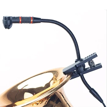 Műszer, Kondenzátor Mikrofon Univerzális Állvány Klip Szaxofon, Hegedű, Klarinét Bass Cselló Fuvola Zongora A DPA 4099 Mikrofonnál