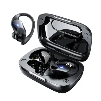 TWS T59 Bluetooth-kompatibilis Fülhallgató Sztereó Vezeték nélküli 5.1 Fejhallgató vízálló zajszűrő Gaming Headset Mikrofon, Meleg 5
