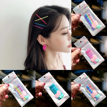 2022 Új Koreai Hajcsat Női Hajtűket Trendi Oldalon Klip Lány Hajcsat Haj Kiegészítők Sapkák Színes Hullám Hairgrip