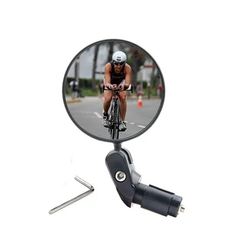 Kerékpár Kormány Végén Tükör 360 Forgatás Széles Látószögű Összecsukható Kerékpár Visszapillantó Tükrök A Motoros MTB Kerékpár Domború Tükör