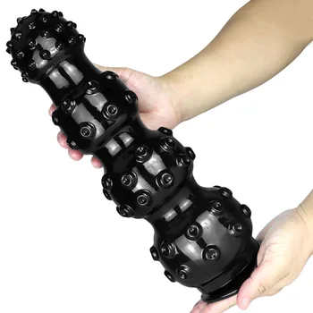 BDSM Hatalmas Anális Plug Gyöngyökkel Anális Játék Stimuláció Butt Plug Szexuális Játékszerek Nőknek a Férfiak Nagy Anális Plug a Felnőtt Végbélnyílás hüvelytágítók