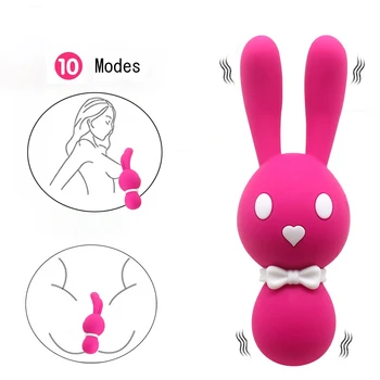 10 Mód, Szilikon Hüvely Anális Vibrátor Vízálló Szexuális Játékszerek Nőknek Pár Csikló Mellbimbó Masszírozó Vagina Stimulátor Sexo 3 Motor 3