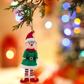 2022 Karácsonyi Manó Baba Díszek, Karácsonyfa Lógó Medál Navidad 2021 A Mikulás A Gyerekek Ajándék, Karácsony, Új Év, Otthon Dekoráció 4