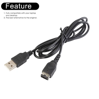 Hordozható USB Töltő Kábel minőségi Tápegység Wire Kábel Játékok, Kiegészítők DS NDS Gameboy Advance SP GBA SP 3