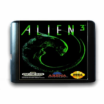 Alien 3. 16 bites Sega MD Játék Kártya Mega Drive Genesis MINKET PAL Verzió videojáték-Konzol 0