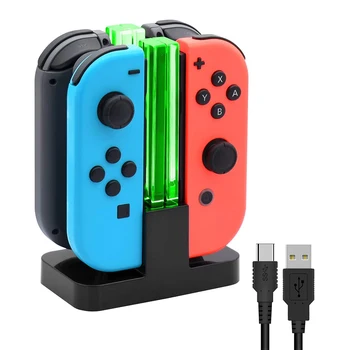 NS Joy-Con Joystick Gyorsan töltőállomás Joy-Con Vezérlő, Töltő Állvány USB Típus-C Kábel Nintendo Kapcsoló/Switch OLED