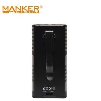 Manker ML03 C-Típusú USB Újratölthető Többcélú Zseb Lámpa 2000 Lumen 2x Samsung LH351D LED-es Zseblámpa Magent Farok 5