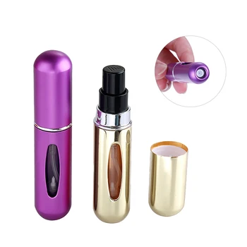 Parfüm Spray BottleBottle Alumínium Spray Porlasztó Hordozható Utazási Kozmetikai Konténer Parfümös Üveg, Utazás