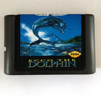 Ecco A Delfin Játék Patron Legújabb, 16-bites Játék Kártya Sega Mega Drive / Genesis Rendszer