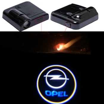 2db LED Autó Ajtó Üdv Fények Logó Projektor Dekoráció Lámpák Opel OPC Astra J H G K Insignia Corsa D B Mokka Auto Tartozékok