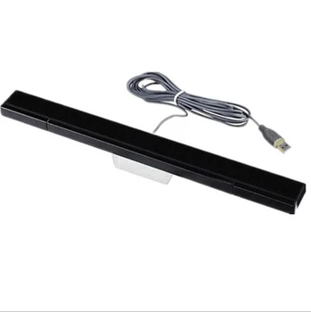 100 db Új USB Infravörös TV-Ray Vezetékes Távirányító Érzékelő Bár Vevő Tekercs a Wii Konzol