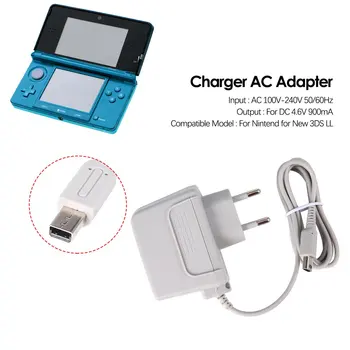 A Nintendo AC Adapter EU Plug Töltő 100V-240V Power Adapter 2DS/2DS XL/3DS/3DSLL XL/NDSI Apdapter Töltő Kapcsoló 0