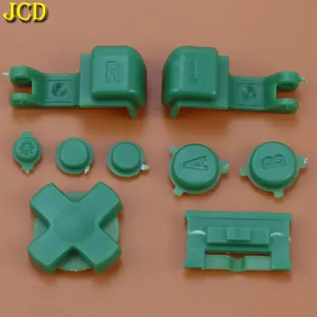 JCD 1 állítsa Többszínű Műanyag Teljes Gombok Beállítása A GameBoy Advance SP Power Off Gombot a GBA SP R L A B D-Pad Gombok 3