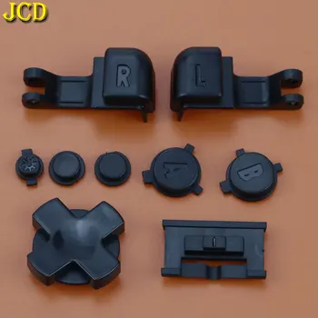 JCD 1 állítsa Többszínű Műanyag Teljes Gombok Beállítása A GameBoy Advance SP Power Off Gombot a GBA SP R L A B D-Pad Gombok 4