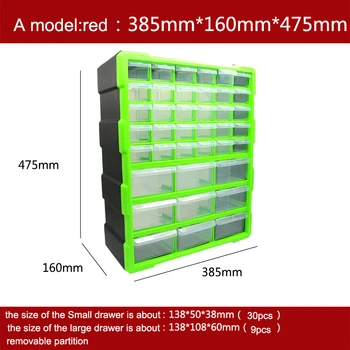 eszköz esetében toolbox Alkatrészek doboz Besorolás a bárka Multi-rács fiók típusa lego építőelemek Kap esetben magas minőségű tároló 0