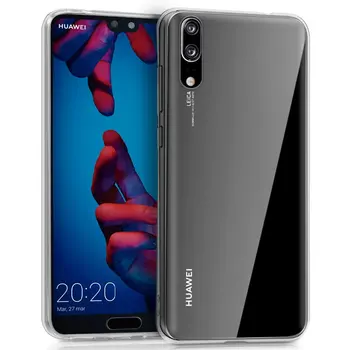 Huawei P20, szilikon, áttetsző, ultra-vékony, könnyű, hozzáférhető portok tökéletes illeszkedést