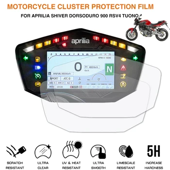Az Aprilia Shiver900 Shiver 900 RSV4 TUONO 2017-2019 Motorkerékpár Tartozékok Klaszter Karcolás Védelem, Fólia képernyővédő fólia