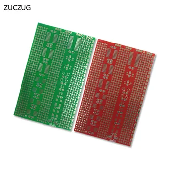 ZUCZUG 2db/sok 7x11cm Prototípus Egyetemes SMD DIP SOT Áramkör, nyák platine Játék tartozékok