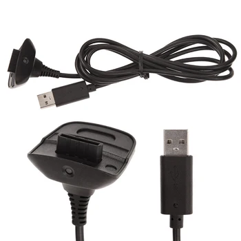 2019 új Xbox 360 Vezeték nélküli Távirányító Töltő Kábel 1.5 m-es USB Töltő Adapter, Töltő, Kábelek Cseréje