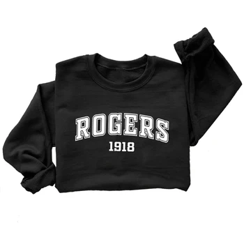 Rogers 1918 Női melegítő felső Chris Evan Pulóver Hosszú Ujjú Kapucnis Alkalmi Őszi Ruhát, a Nő Unisex Streetwear Verejték 2