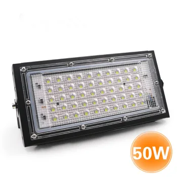 50W Focos LED Reflektor 100W AC 220V Refletor LED Spot Árvíz Fény Kerti Világítás Öntött Kültéri Konyha Utcai Világítás