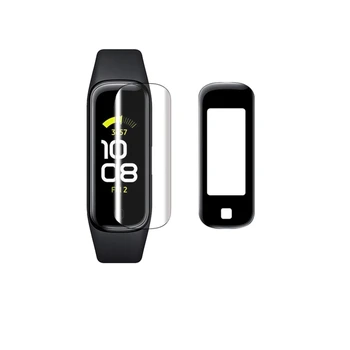 3D Ívelt Puha Smartband Védőfólia Takarja A -Samsung -Galaxy Fit 2 R220 Okos Karszalag Fit2 Teljes Képernyő Védő Fedél 5