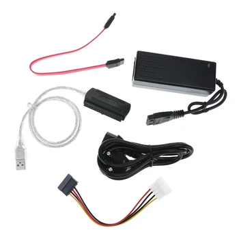 SATA/PATA/IDE Meghajtó az USB 2.0 Átalakító Kábel HDD, Külső Adapter Kábel Támogatja az OPERÁCIÓS rendszer telepítő CD-n keresztül