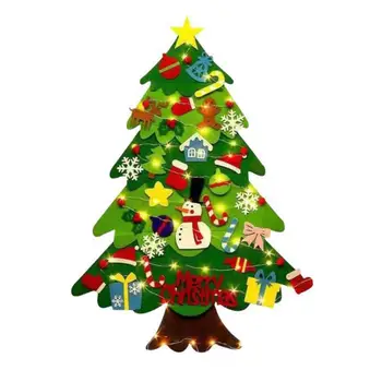 DIY Éreztem, karácsonyfa Meghatározott fényfüzér karácsonyfa Világító Fali tartó Karácsonyi Dekoráció, Otthon Dekoráció 5