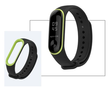 Csere Sport Szilikon watchband Karkötő A Xiaomi Mi Zenekar 3/4 Fitness smartwatch színes heveder kényelmes a Mi zenekar 4 2