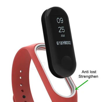 Csere Sport Szilikon watchband Karkötő A Xiaomi Mi Zenekar 3/4 Fitness smartwatch színes heveder kényelmes a Mi zenekar 4 4