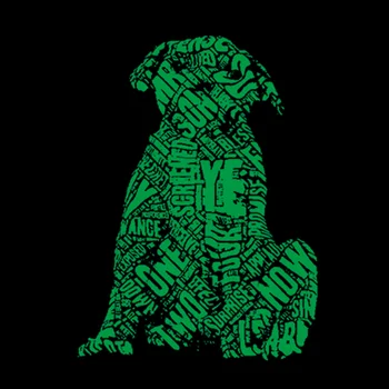 Foltok Noctilucent Kutya Leveleket Matricák Ruhát Thermal Transzfer Nyomtatás Minta DIY Dekoráció Állat Világító Javítás