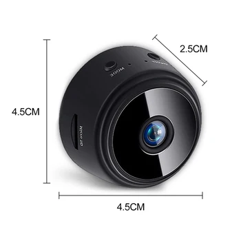 720P HD IP Mini Biztonsági Kamera Távvezérlő éjjellátó Mobil Észlelési Videó Megfigyelő Wifi Kamera Hid Den Kamera 5