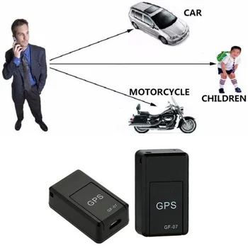 GF-07 PS Tracker Autó Motor Kerékpár Nyomkövető Pozicionáló GF-07 Mágneses Jármű Nyomkövető GSM GPRS Gyerekek Mini Valós idejű Kereső 2