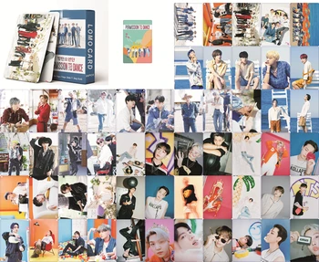 Kpop Idol 55pcs/doboz Weverse Magazin Bangtan Fiúk Engedélyt, Hogy a Tánc Fotó Kártya Lomo Kártya Fénykép Nyomtatás Kártya Ajándék Nagykereskedelem 1