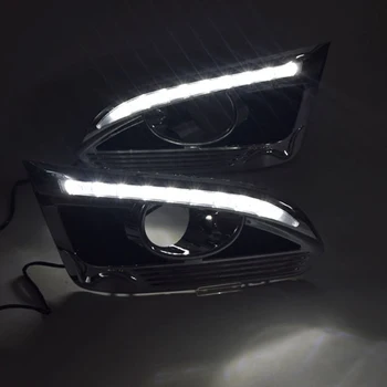 Viszont Sárga Jel Funkció Autó DRL Lámpa 12V-os LED-es Nappali menetjelző Nappali Chevrolet Captiva 2014 2015 2016 3