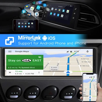 SingleDin Andoid 1din autórádió GPS Autoradio Multimédia Lejátszó 6.9 hüvelykes Érintőképernyős Navigációs Wifi 1Din Sztereó Vevő 4