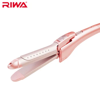 RIWA 2 az 1-ben Összecsukható Hajformázó Eszköz, Hőmérséklet-szabályozás Curling A hajcsat Vas a Nedves, mind a Száraz Kerámia hajsütőt RB-8309 0
