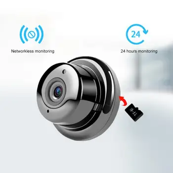 Mini Wifi IP Kamera HD 1080P Vezeték nélküli Beltéri Kamera sötétben vezetni kétirányú Audio mozgásérzékelés Baba Monitor V380 2
