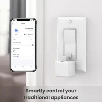 Smart-Élet Bluetooth-Kompatibilis, Smart Fingerbot Kapcsoló Bot Vezeték nélküli APP/Timer Gombot Nyomja Készülék Alexa Asszisztense, a Siri